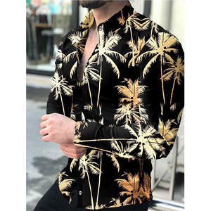 Camisas de manga larga con botones para hombre Camisa de vestir formal de negocios informal ajustada - Product Image 5