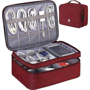 Organisateur de voyage électronique BSCI Factory, grande trousse étanche pour accessoires électroniques - Product Image 1