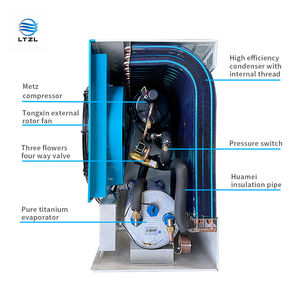 1.5HP 스포츠 복구 물 냉각기 수족관 냉각기 수냉식 시스템 물 탱크 냉각기 - Product Image 3