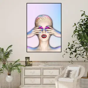 歌手K-Katy P-Perry海报印花墙贴绘画卧室客厅装饰办公室家居不干胶