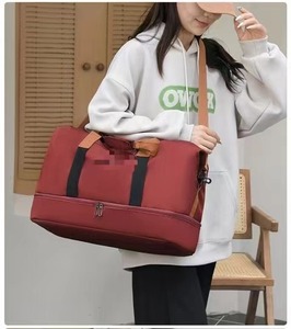 I-0594 Factory Gym <b>Bags</b> Travel Sports Tote Gym <b>Bag</b> <b>Carry</b>-<b>on</b> Weekender Fitness Duffel <b>Bag</b> With Dry Wet Pocket - Product Image 6