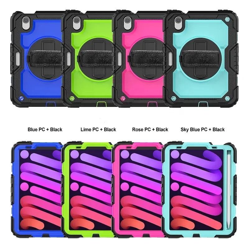 2021 26 different multicolor silicone covers tpu cases for ipad mini 6th gen case 8.3 inches tablet shockproof cover