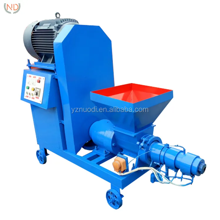 rice husk straw wood sawdust coal charcoal rods stick bar briquette compress making machine