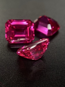Grc Emerald Cut Certified Lab Grown Green Loose Gemstone Luxury Custom Synthetic Stone Gems Intense Pink Diamond 13*11mm - Product Image 2