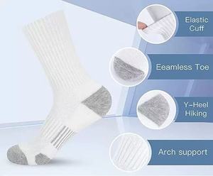 Biểu Tượng Tùy Chỉnh In Thoáng Khí Polyester Trắng Thể Thao Crew Vớ Mùa Thu Mùa Giản Dị Thăng Hoa Trống Biểu Tượng Dưới Vị Trí - Product Image 4