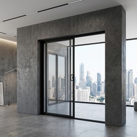 Porte coulissante extérieure de balcon en verre de haute qualité Lukliving