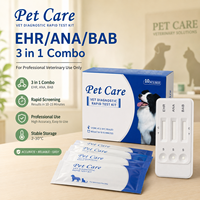 Snelle combinatie-testkit voor hondentekenziekten EHR ANA BAB Veterinaire diagnostische test