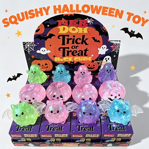 Nouveau jouet anti-stress d'Halloween, phosphorescent, fantôme, citrouille, chauve-souris, en maltose, jouet sensoriel amusant pour la décompression, idéal pour les cadeaux de fête - Product Image 1