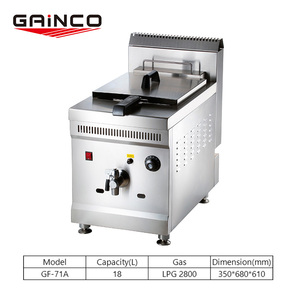 Thương mại LPG Nồi Chiên Sâu Gas Xách Tay Với Nhiệt/Gas Nồi Chiên Gf181 (Duy Nhất) Và 18 Lít - Product Image 2