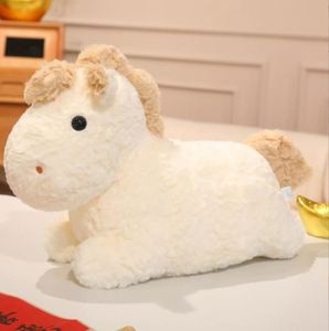 Juguetes de peluche de mascota de caballo de dibujos animados, juguete de máquina de garras de Año Nuevo, adorno de sofá, muñeco de la suerte para decoración del hogar, regalos de recuerdo del Zodíaco de Navidad - Product Image 3