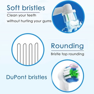 Testine per <span class=keywords><strong>spazzolino</strong></span> <span class=keywords><strong>elettrico</strong></span> per adulti con testine per spazzolini da <span class=keywords><strong>denti</strong></span> elettrici rotanti spazzolini elettrici - Product Image 2
