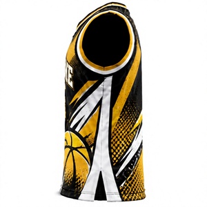 Camiseta de Baloncesto Verde al por Mayor, Personalizada con Franjas Diagonales Sublimadas, de Secado Rápido, sin Mangas, para Entrenamiento Deportivo en Equipo - Product Image 3