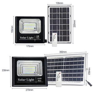 Nhà Máy Bán buôn 200 Wát năng lượng mặt trời ngoài trời không thấm nước điều khiển từ xa + điều khiển không dây RGB LED Flood Lights - Product Image 3
