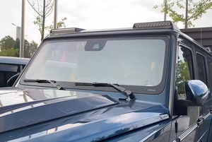 Kit carrosserie fibre de carbone Spoiler de toit pour <span class=keywords><strong>Mercedes</strong></span> Benz G W463 2019 + Couvercle de toit pour voiture sèche - Product Image 2