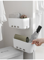 Étagère de rangement murale en plastique pour la cuisine, sous l'évier, armoire, tiroir, panier, organisateurs