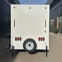 Remorque Sanitaire Mobile de Luxe à 3 Cabines, Remorque Toilettes et Douche, Toilettes Chimiques Portables VIP