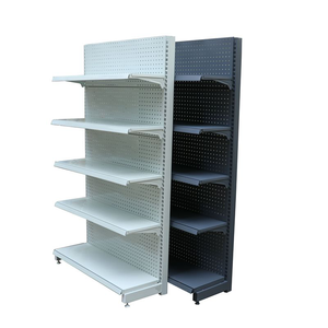 Support d'affichage simple face en fer robuste, étagère de supermarché autoportante pour un stockage efficace des produits dans les magasins de proximité - Product Image 2