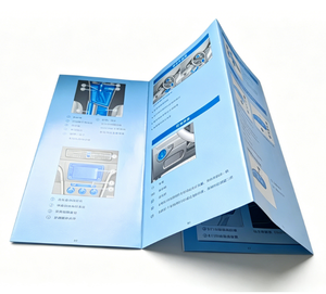 Brochure pliée personnalisée à prix abordable, catalogue, <span class=keywords><strong>d</strong></span>épliant pour petites entreprises, impression sur carton pour prospectus - Product Image 1