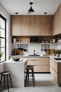 Armoire de cuisine en bois massif <span class=keywords><strong>George</strong></span> Shaker de CBMmart, armoire de cuisine sur mesure - Product Image 3