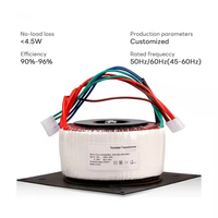 Transformador Toroidal de 3000W 110V 220V con Bobinado de Cobre Puro para Inversores Solares y Amplificadores