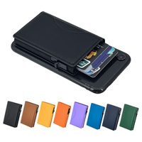 Portefeuille de téléphone en PU de qualité supérieure, magnétique, flexible, porte-cartes élégant pour une utilisation sur le bureau