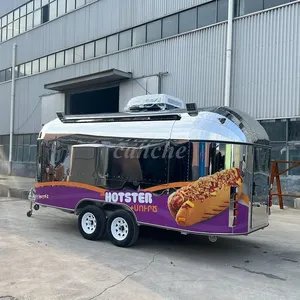 รถขายอาหารเคลื่อนที่ไฟฟ้า สแตนเลสอย่างดี ขายดีในยุโรป เหมาะสำหรับขายฮอทดอก ทาโก้ และอาหารอื่นๆ - Product Image 4