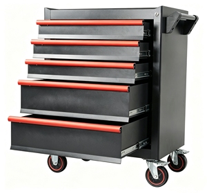 Chariot à outils roulant JimBon tendance pour atelier et <span class=keywords><strong>garage</strong></span>, avec 7 tiroirs et armoire à outils - Product Image 5