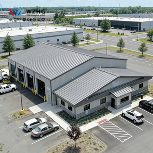 Metal <b>Frame</b> Construction Commercial Factory Warehouse Contractor Q355b Carbon Steel Fast Installation Process Advanced - Product Image 1