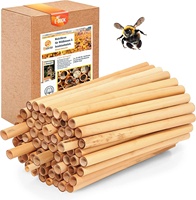 Manchons de nidification d'un diamètre de 8 mm pour les abeilles sauvages, Tubes en carton écologiques 100% pour les hôtels anti-insectes, Tubes de nidification et élevage