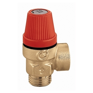 Valvola di sicurezza standard Mf 1/2 pollice 3 bar per valvole di scarico - Product Image 1