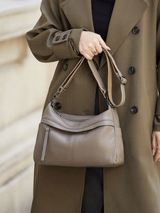 Venta directa de fábrica personalizado nuevo estilo de moda multi-Bolsillo Litchi patrón señoras mensajero bolsa capacidad bolso - Product Image 5