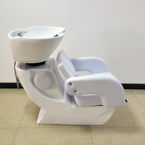 Sillón y Cama de Lavado para Salón de Belleza de Estilo Moderno, en Cuero PU, Cómodo y de Alta Calidad, Muebles de Lavado para Uso en Exteriores de Baños - Product Image 5