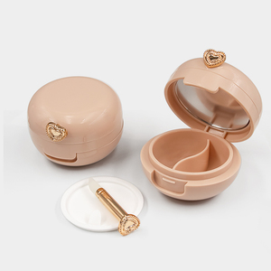 Hot bán 2 màu rỗng <span class=keywords><strong>Lip</strong></span> <span class=keywords><strong>Balm</strong></span> <span class=keywords><strong>container</strong></span> <span class=keywords><strong>Lip</strong></span> Scrub Jar trắng hồng tím Vòng <span class=keywords><strong>Lip</strong></span> Mask Trường hợp với Silicone bàn chải - Product Image 2