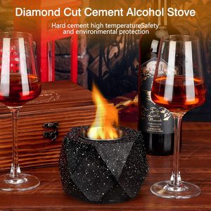 <strong>Table</strong> <strong>Top</strong> <strong>Fire</strong> Pit Portable Mini <strong>Fire</strong> <strong>Bowl</strong> with Extendable Forks <strong>Fire</strong> Pit Indoor Outdoor Grey Concrete <strong>Table</strong> <strong>Top</strong> Fireplace - Product Image 6
