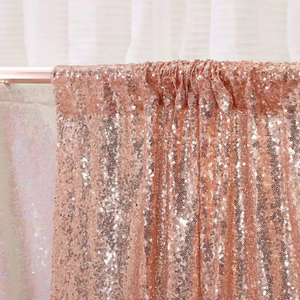 2ftx8ft vàng hồng Backdrop rèm cửa sequin vải Backdrop long lanh prom màn vòi hoa sen nền Backdrop - Product Image 5