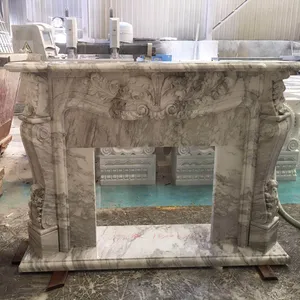 Exquisitely Carved Marble Fireplaces for Villas - A Masterpiece of Artisan Craftsmanship