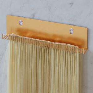 GlamorDoveカスタムカラー & ロゴ印刷ステンレス鋼ヘアエクステンションディスプレイホルダーハンガーラック収納ツール - Product Image 1