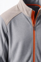 Veste polaire personnalisée pour uniformes scolaires, col montant, fermeture éclair intégrale, poches passepoilées, manteau, uniforme de bureau, vêtement d'extérieur d'entreprise