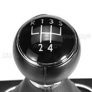 หัวเกียร์หุ้มหนัง 5 6 สปีด พร้อมฝาครอบกันฝุ่น สำหรับรถยนต์ VW Golf MK5 MK6 Golf 5 6 Rabbit Jetta MK6 2010 2011-2014 - Product Image 2