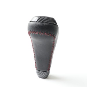 Pommeau de levier de vitesse pour Toyota 4Runner Tundra, en cuir avec surpiqûres rouges, design ergonomique - Product Image 1