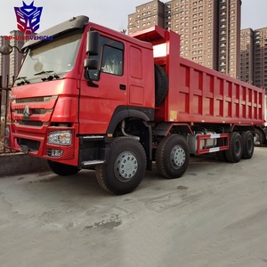 Nuevo Sinotruk Howo 8x4 Sand 40-50 Ton Dump Tipper Truck 420hp 12 Wheeler Diesel Fuel Euro 2 Emisión Right Weichai HW19710 - Product Image 2
