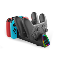 Station de charge universelle 6 en 1 pour manette Nintendo Switch 2 Pro, station de charge pour Switch 2/Switch/OLED
