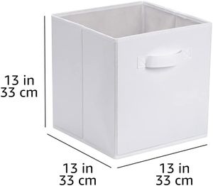 Hot Sales China Multipurpose <strong>13</strong> Inch Fabric Box Organizer Collapsible <strong>Storage</strong> <strong>Cube</strong> <strong>Bins</strong> for Toys Closet Shelves - Product Image 4