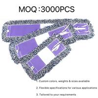 40cm 60cm 90cm Commercial Home Housekeeping Colorful Dust Mop Pushing Microfiber Yarn Flat Mop Replacement Head