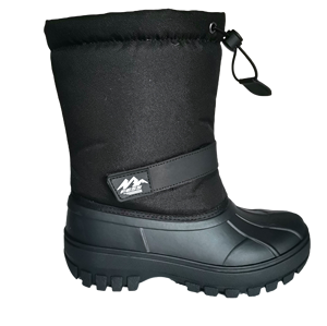 Bottes d'hiver noires fantaisie pour enfants en gros – Nouveau design, personnalisables, imperméables, thermiques, antidérapantes, avec soutien de la voûte plantaire - Product Image 5