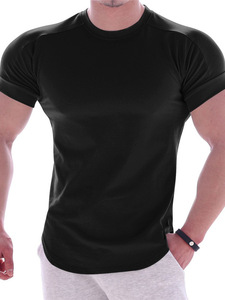 T-shirt à manches courtes pour hommes, haut de fitness, entraînement au basketball, autres activités de plein air, débardeur de sport, t-shirt de sport pour hommes - Product Image 3