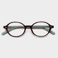 Lmamba W72351 Marco de anteojos pequeños ovalados decorativos de lujo TR90 Retro logotipo personalizado de alta calidad 2025 tendencia óptica hombres mujeres