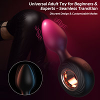 Großhandel Silikon Erwachsenen-Sexspielzeug-Set für Paare Männliche & Weibliche Massage-Stimulatoren Butt Plug & Anal-Vibrator IPX6 Wasserdicht