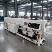 Ligne d'extrusion de tuyaux électriques en PVC, machine de fabrication de tuyaux électriques en PVC, machine de fabrication de tuyaux en PVC, machine à double vis pour tuyaux en PVC