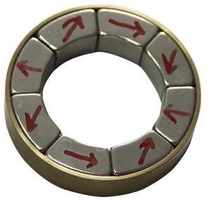 מקצועי n52 כיתה ndfeb טבעת מגנט קבוע ndfeb - Product Image 1